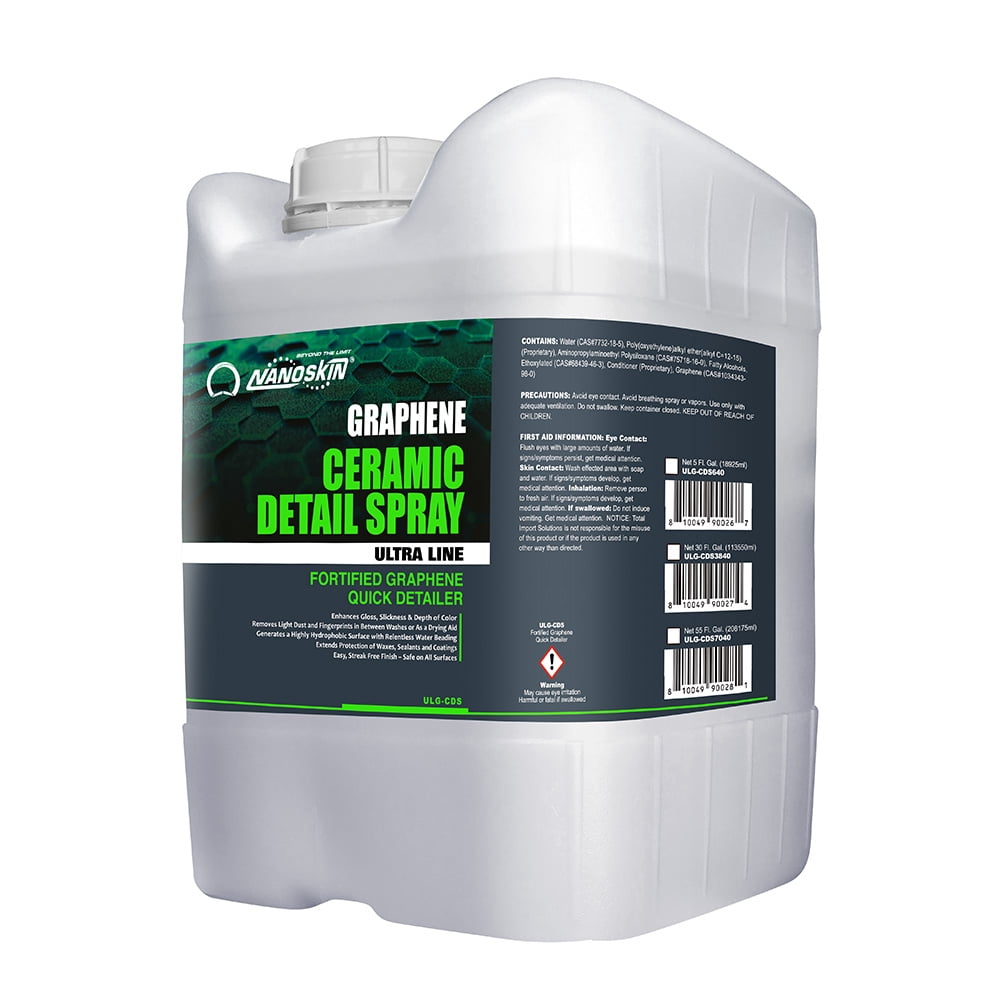 Nanoskin GRAPHENE Ceramic Detail Spray 5 Gallons – Hydrophobic ...