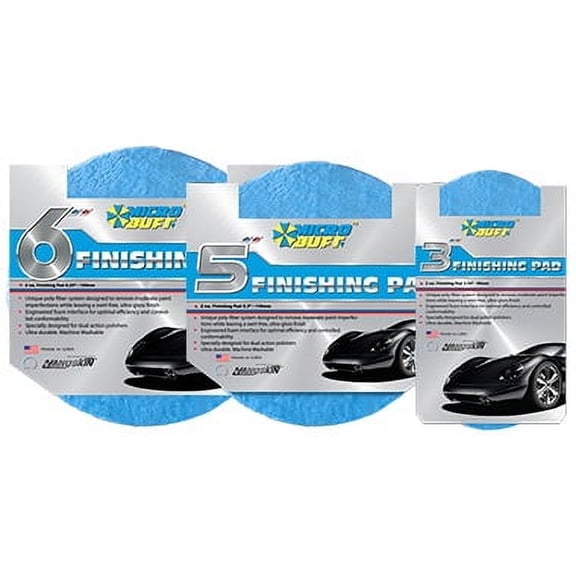 Nanoskin (MB-FPD3) MICROBUFF 3" Finishing Pad, (Pack Of 2)