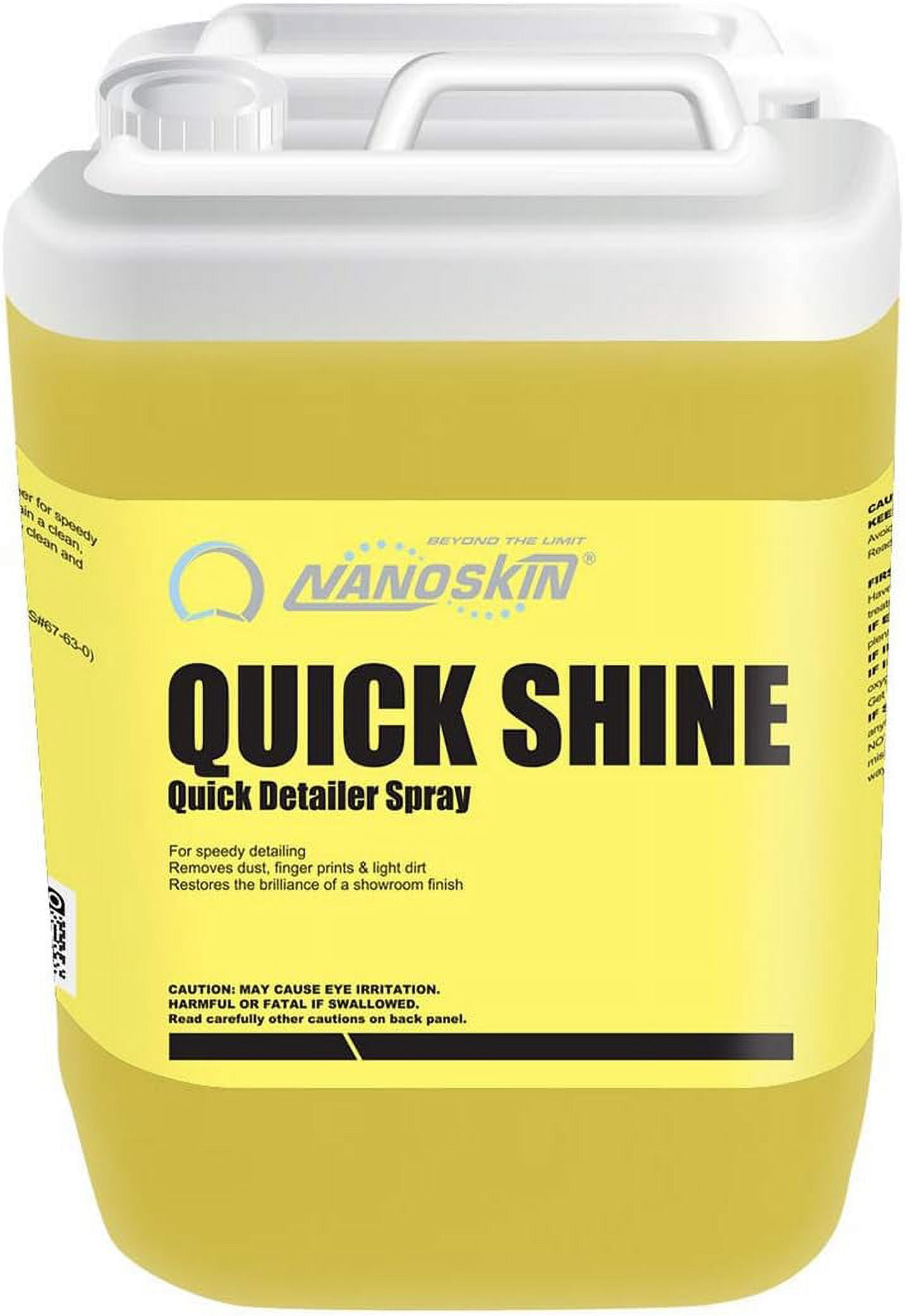 Nanoskin QUICK SHINE Quick Detail Spray 1 Gallon Waterless Detailer