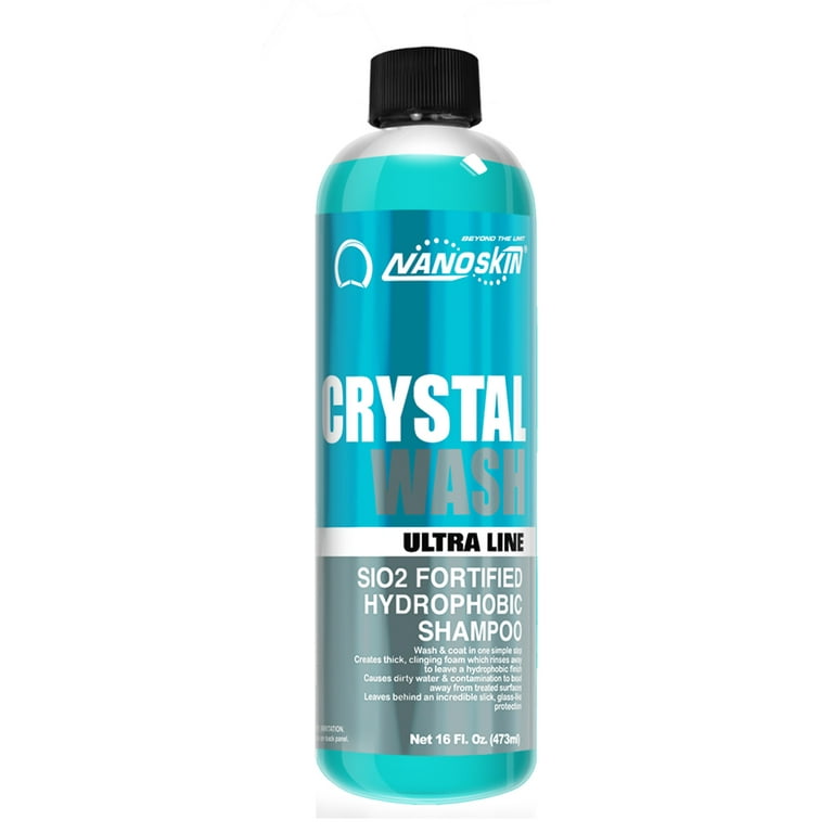 Nanoskin UL-CWH16 Crystal Wash SiO2 Fortified Hydrophobic Shampoo, 16 oz