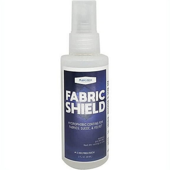 Nanotech Surface Solutions Fabric-Shield, Fabric Guard, Liquid Repellent for Fabrics, Upholstery, Suede, Textile Shield, Water & Stain Repellent- 2 Oz.