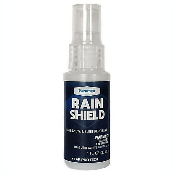 Nanotech Surface Solutions Rain Shield - Windshield Rain Repellent, Increases Visibility & Safety During Rainy Days, Helps Clean Bug Splatters - 1 Oz.