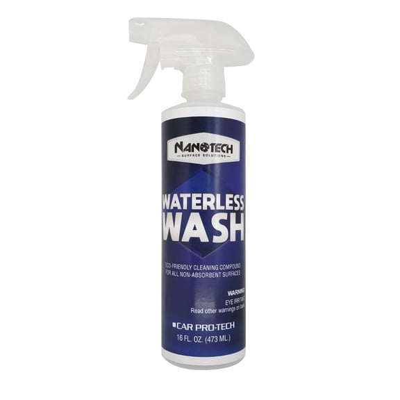 Nanotech Surface Solutions Waterless Car Wash & Hybrid Coat - Car Wax Polish Spray - Cleans Without Scratching And Leaves Glossy Slick Finish - Paint Sealant Detail Protection- 16 Oz.