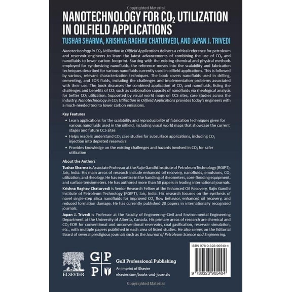 Pre-Owned Nanotechnology for CO2 Utilization in Oilfield Applications, (Paperback)