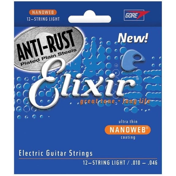 Nanoweb Anti-Rust 12-String Light Electric Guitar Strings Set