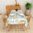 thumbnail image 1 of Nanqianyi 60x102 Tablecloth,Abstract Art Lines Waterproof Stain Proof Table Coverfor Dining Room Kitchen Decor, 1 of 6