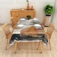 thumbnail image 1 of Nanqianyi Abstract Geometric Tablecloth,Rectangular Waterproof Stain Proof Table Cover for Kitchen Restaurant,60x120, 1 of 6