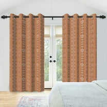 Nanqianyi Blackout Curtains for Bedroom,Room Brown Curtains for Living Room Grommet Window Curtains,2 Panels,42x84 inch