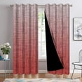 thumbnail image 1 of Nanqianyi Gradient Red Blackout Curtains With Grommet Drapes,2 Panels,42x63 inch,Room Darkening Thermal Insulated Window Curtains, 1 of 8