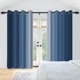 thumbnail image 1 of Nanqianyi Grommet Light Blocking Gradient Curtains,Room Darkening Window Drapes for Bedroom/Living Room 42"W x 63"L,2 Panels, 1 of 8