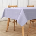 thumbnail image 1 of Nanqianyi Purple Checkered Rectangular Tablecloth for 54 x 72 inch, Waterproof Wipeable Table Cover for Kitchen Table, Indoor and Outdoor, 1 of 6