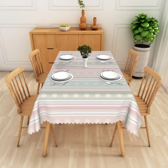 Nanqianyi Rectangle Tablecloth for Café Dining,Simplicity Style Protect the Table Cover,60x70 Inch