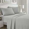 thumbnail image 1 of Nanshing 4-Piece Special Cooling Ultra Soft Polyester Sheet Set Light Grey - Full, 1 of 5