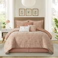 thumbnail image 1 of Nanshing 7 Piece Floral Comforter Set, California King Size Bedding, 1 of 4