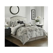 Nanshing Acacia 7 Piece Floral Comforter Set, Queen