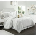 thumbnail image 1 of Nanshing Alexa 7-Piece Contemporary Comforter Set White California King, 1 of 5