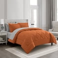 thumbnail image 1 of Nanshing Anneli 7 Piece Comforter Set, King, Burnt Orange, 1 of 4