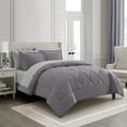 thumbnail image 1 of Nanshing Anneli 7 Piece Comforter Set, King, Grayish Purple, 1 of 4
