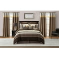 thumbnail image 1 of Nanshing Avalon 16 Piece Luxury Traditional Room-In-A-Bag, Brown, California King, 1 of 12