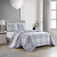 thumbnail image 1 of Nanshing Cenna 3 Piece Traditional Jacquard Quilt Set King, 1 of 4