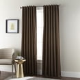 thumbnail image 1 of Nanshing Chevron Curtain Window Panel, Chocolate, 52 x 84", 1 of 3
