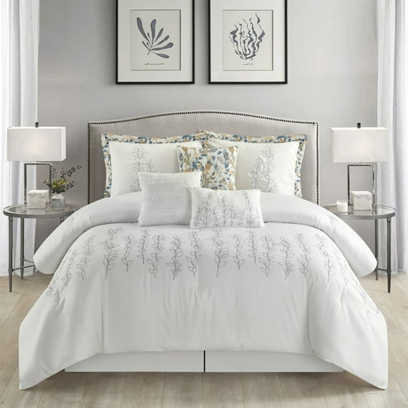 Nanshing Clarissa 7 Piece Shabby Chic Comforter Set King