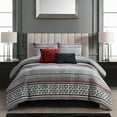 thumbnail image 1 of Nanshing Contemporary,Modern,Transitional Abstract 6 Piece Bedding Sets, California King, 1 of 4