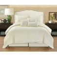 thumbnail image 1 of Nanshing Cosmic 7-Piece Bedding Comforter Set, Ivory, King, 1 of 5