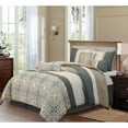 thumbnail image 1 of Nanshing Daffodil 7-Piece Medallion Print Comforter Set Grey King, 1 of 5