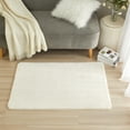 thumbnail image 1 of Nanshing Emaline Faux Rabbit Rug , Size 30" x 46" , White, 1 of 5