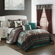 Nanshing Gossamer 7 Piece Bedding Comforter Set, Cal King