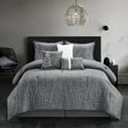 thumbnail image 1 of Nanshing Hailey 7-Piece Embellished Comforter Set Queen, 1 of 5