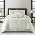 thumbnail image 1 of Nanshing Ines 7 Piece Chic Botanical Comforter Set, Beige, California King, 1 of 6