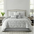 thumbnail image 1 of Nanshing Janina 7 Piece Comforter Set, Grey, King, 1 of 1