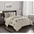 thumbnail image 1 of Nanshing Joshua 4-Piece Geometric Comforter Set 4-Piece King 4 Piece, 1 of 4