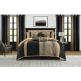 thumbnail image 1 of Nanshing Kath 15 Piece Modern Luxury Room-In-A-Bag, Black Gold, California King, 1 of 6