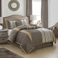 thumbnail image 1 of Nanshing Kath 7 Piece Comforter Set, King, Grey Gold, 1 of 4