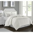 thumbnail image 1 of Nanshing Lima 6-Piece Bedding Comforter Set, White, King, 1 of 5