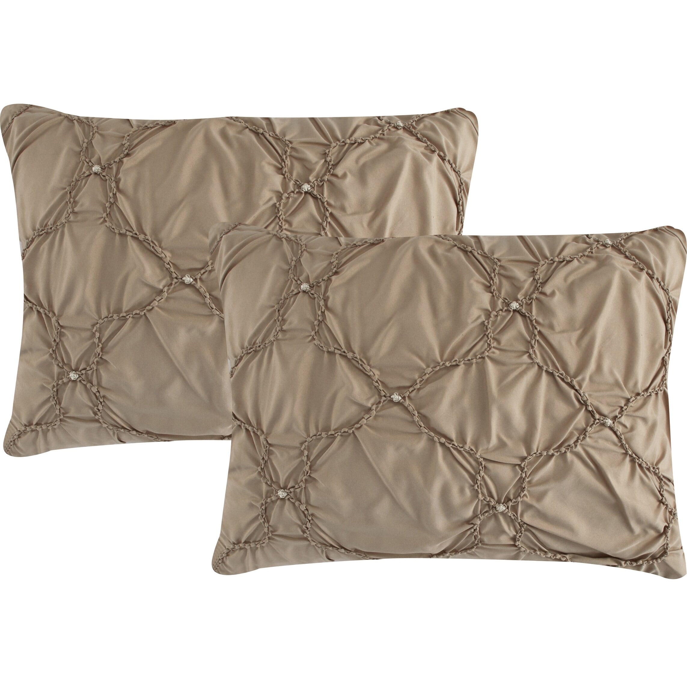 Nanshing Minny Puckered Pintuck 7-Piece Comforter Set, California King ...