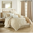thumbnail image 1 of Nanshing Neva 16 Piece Modern Paisley Room-In-A-Bag, Taupe, Queen, 1 of 4