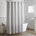 thumbnail image 1 of Nanshing Tyson Metallic Buttonhole Top Single Shower Curtain, Grey, 70" x 72", 1 of 3