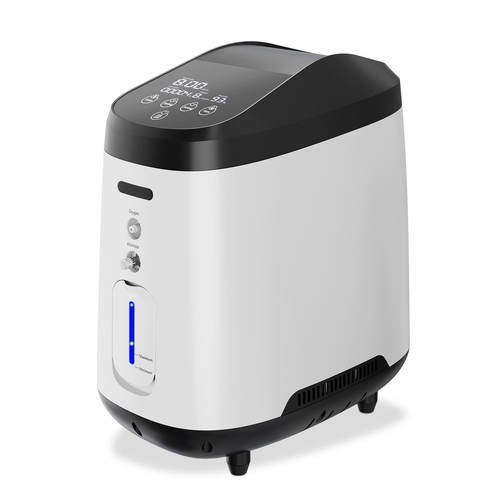 Nantfun Upgraded Continous 2in1 Home use Oxygen TOR Machine Tube 1-7L/m De, with AC Adapter and Accessories E49