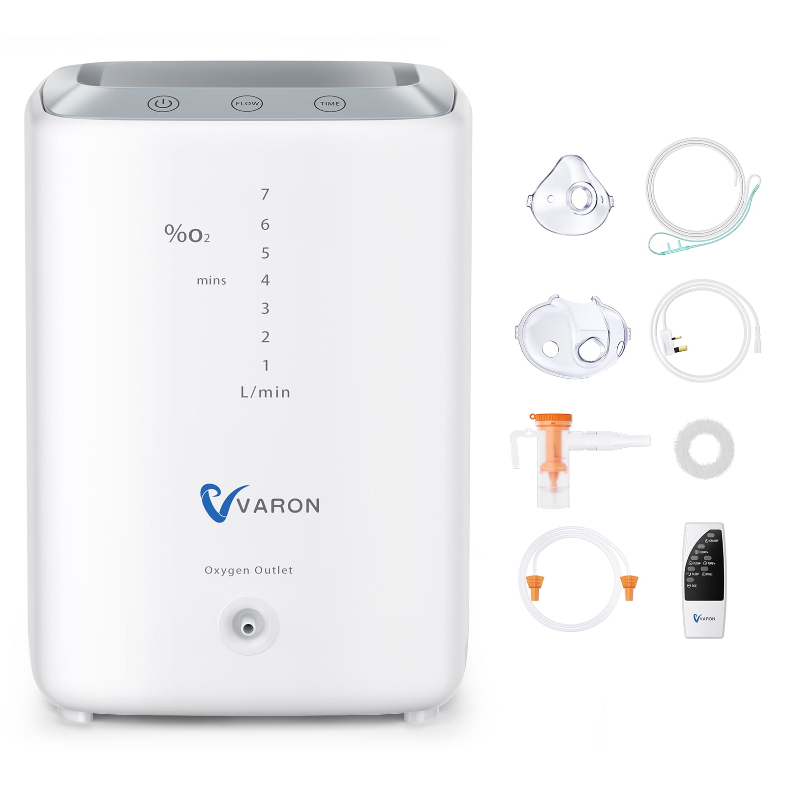 Nantfun ortabl Use&1~7L/MIN, Por/table with full part conti Oxygen Machine-AC adapter for Indoor Use Accessories&15 H E72