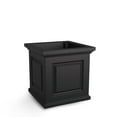 thumbnail image 1 of Mayne Nantucket 20" x 20" x 20" Square Black Self Watering Plastic Planter, 1 of 17