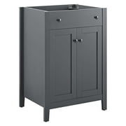 Nantucket 24" Bathroom Vanity Cabinet (Sink Basin Not Included) Gray