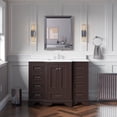 thumbnail image 1 of Nantucket 48" Bathroom Vanity with Chocolate Cabinet and Quartz Top, 1 of 6