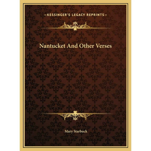 Nantucket And Other Verses (Hardcover)