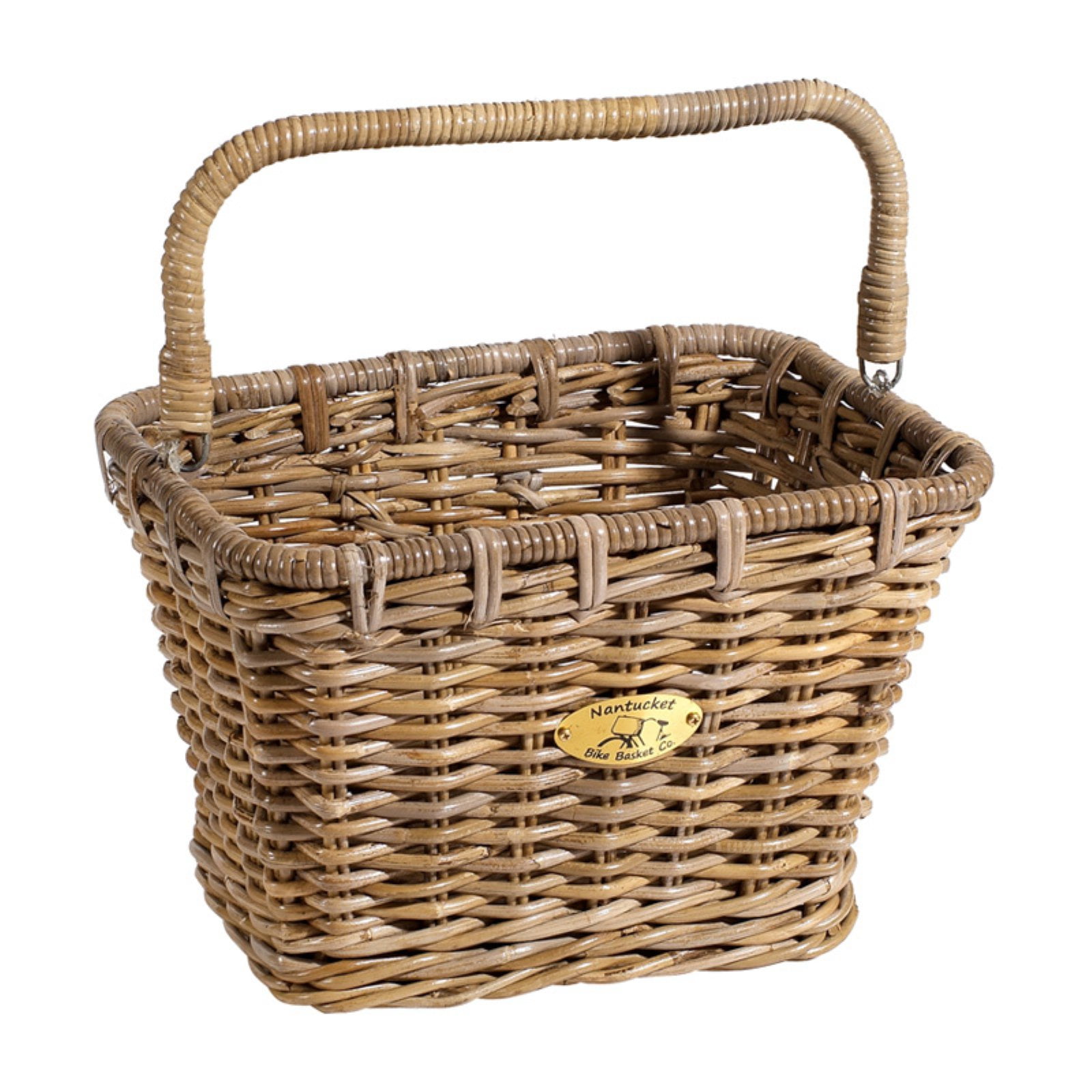 Nantucket Bicycle Basket Co. Dutch (Tuckernuck Large Rectangle w/ Hooks