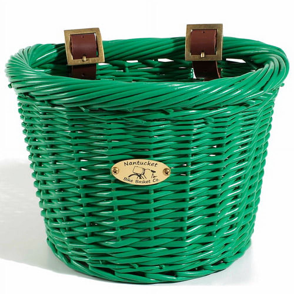 Nantucket Bicycle Basket Co. Gull & Buoy (Child DShape, Green