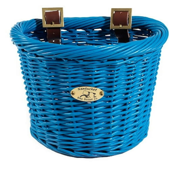 Nantucket Bicycle Basket Co. Gull & Buoy (Child D-Shape, Royal Blue)